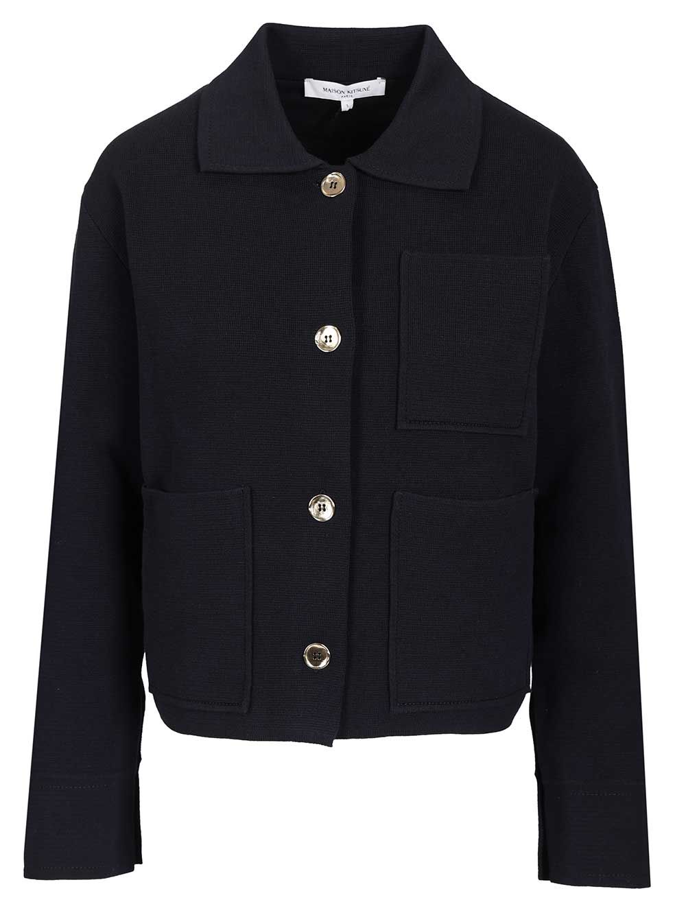 Maison KitsunÉ Milano City Jackets - Blue | 2e3ca9ea4c0ba4f80872acb6cad9a43be9447cc2