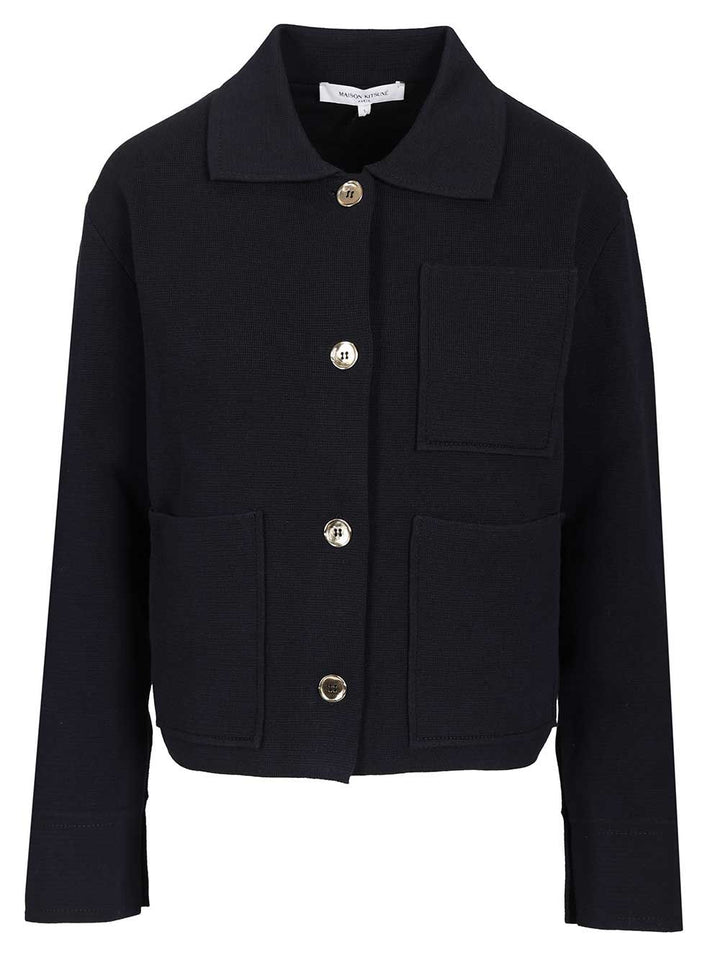 Maison KitsunÉ Milano City Jackets - Blue | 2e3ca9ea4c0ba4f80872acb6cad9a43be9447cc2