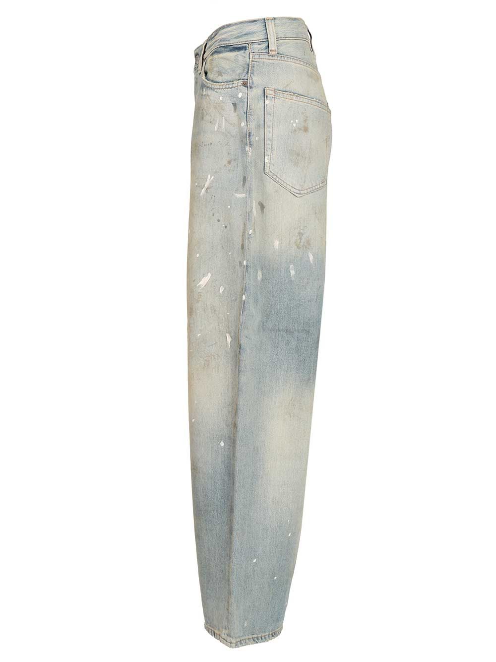 Acne Studios Loose Fit Jean Jeans - Light blue | 0c740747f1ddee5b6a34a3681543dccd018852f3