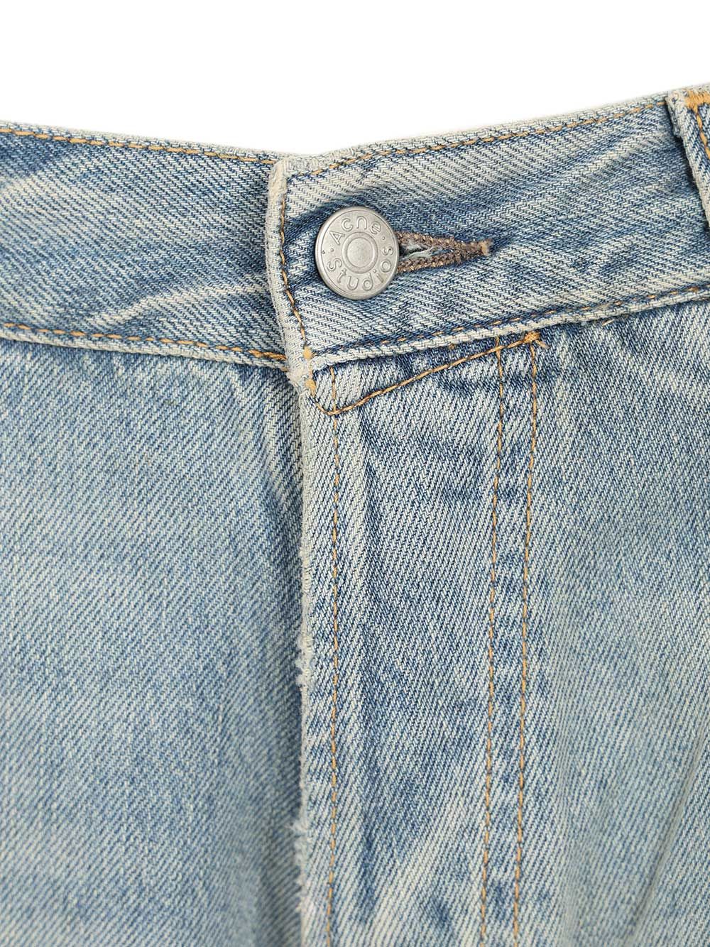 Acne Studios Loose Fit Jean Jeans - Light blue | d1e7bbd9a408e4273a4cb17cc5ea08b72d98fac0