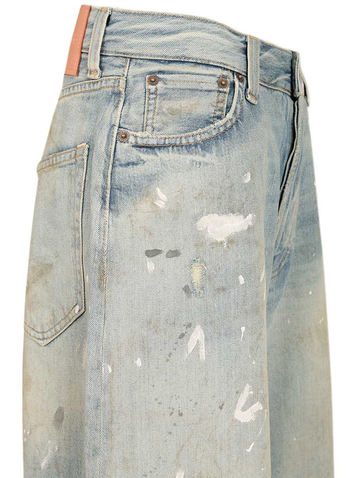 Acne Studios Loose Fit Jean Jeans - Light blue | 44e54f63ef78f44a556f6f5d0b156b98b85ff798