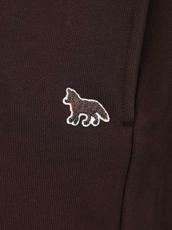 Maison KitsunÉ Baby Fox Trousers - Brown | 61077e6d48141d2c5ea66e4cf0751474a4e39f92