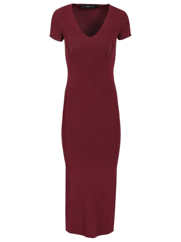 Midi Dress Dresses Bordeaux