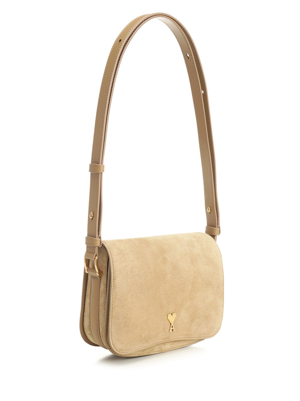 Ami Paris Paris Crossbody Bags - Beige | b81038c61482d353ed948b4311f00298ba93b2e7