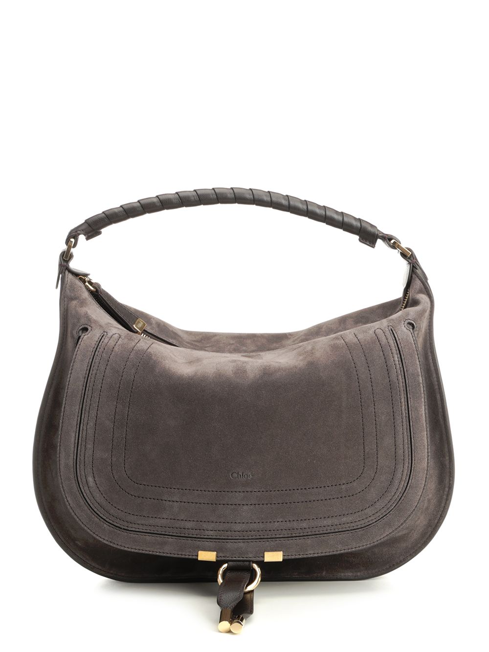 Chloe' Marcie Shoulder Bags - Brown | 1d40353d91eda4546a01af5d34e1a75961a59d67