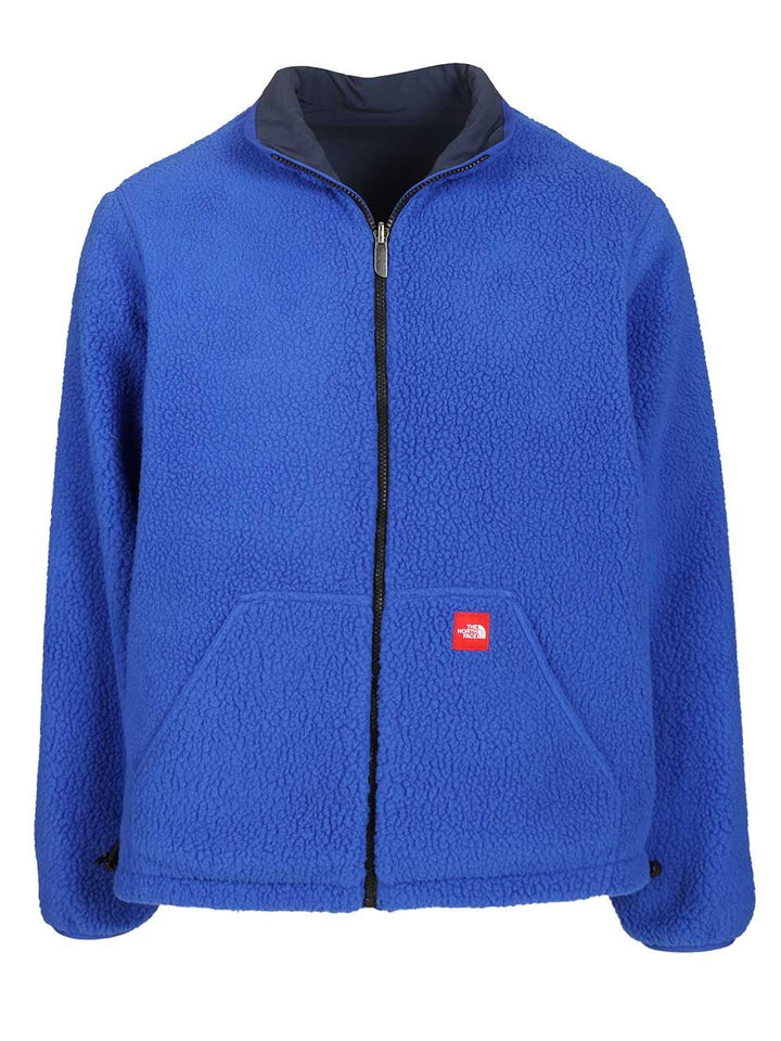 The North Face Red Box Reversible Fleece Jacket Jackets - Blue | c3152f7432997133168f24b5311cb33dd8ff961e