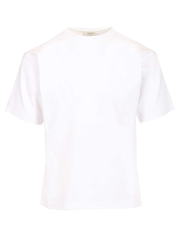 Saint Laurent Cassandre T-Shirt - White | 109c1bc7579af894074b0b099d00ba72d36e3b5f