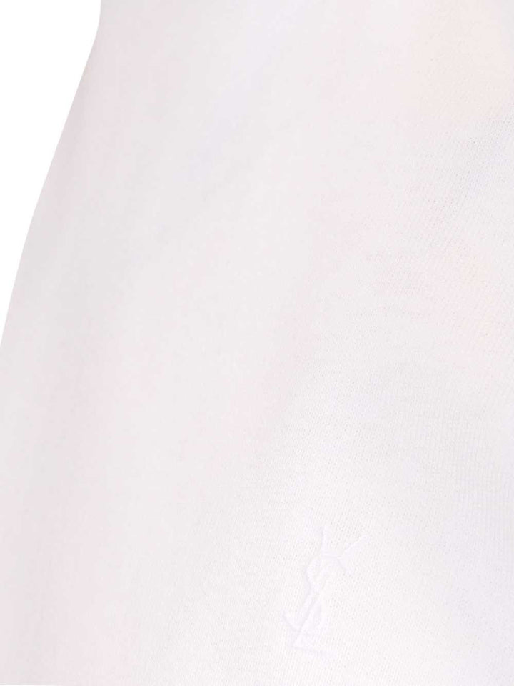 Saint Laurent Cassandre T-Shirt - White | 3794d9f8b661ad8ab5c87d89a626967b2da35eb0