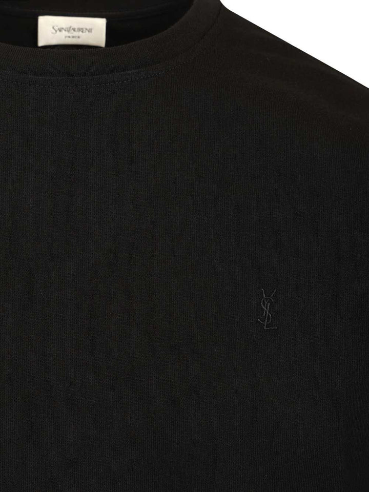 Saint Laurent Cassandre T-Shirt - Black | a2cba8f03a20b051365422466bf59e3b82f543c9