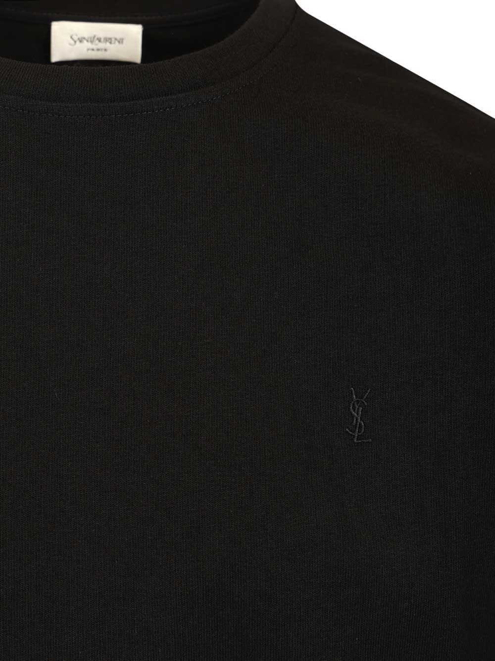Saint Laurent Cassandre T-Shirt - Black | a2cba8f03a20b051365422466bf59e3b82f543c9