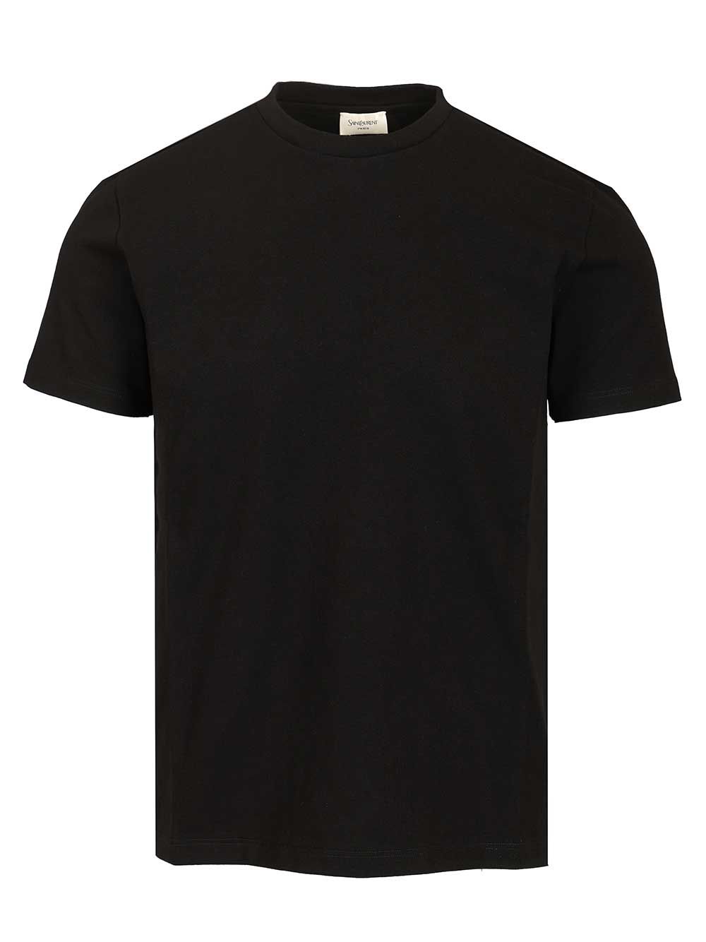 Saint Laurent Crew Neck T-Shirt - Black | 0eae8dc4b399d1e182d73e934a3e3f9ea27bc3fa