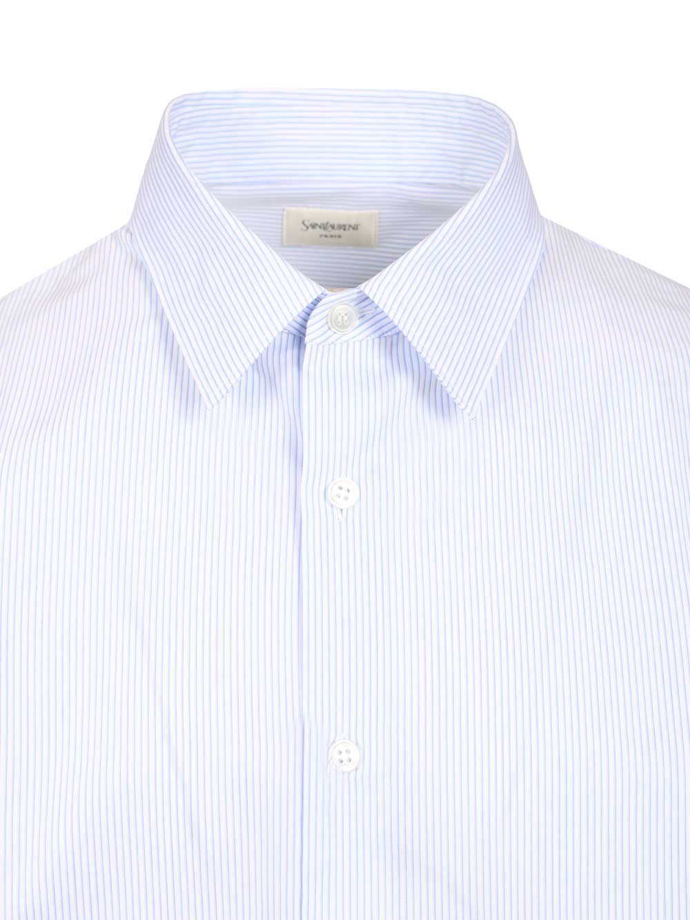 Saint Laurent Cassandre Shirts - Light blue | ed426de52a253c98b7b60de5f2663a9f5b8bd690