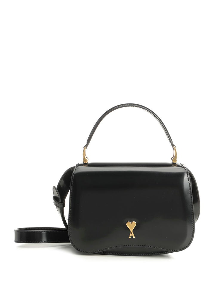 Ami Paris Paris Handbags - Black | af8077696002ab96bf41bea67b66d02a98bc6236