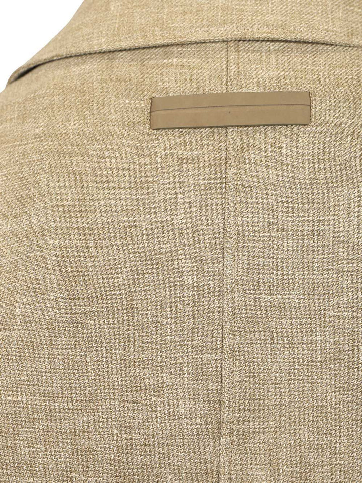 Ermenegildo Zegna Linen Blend Overshirt Shirts - Beige | 6ff3fff678aec8a308574c279ce97b3d90e9936e