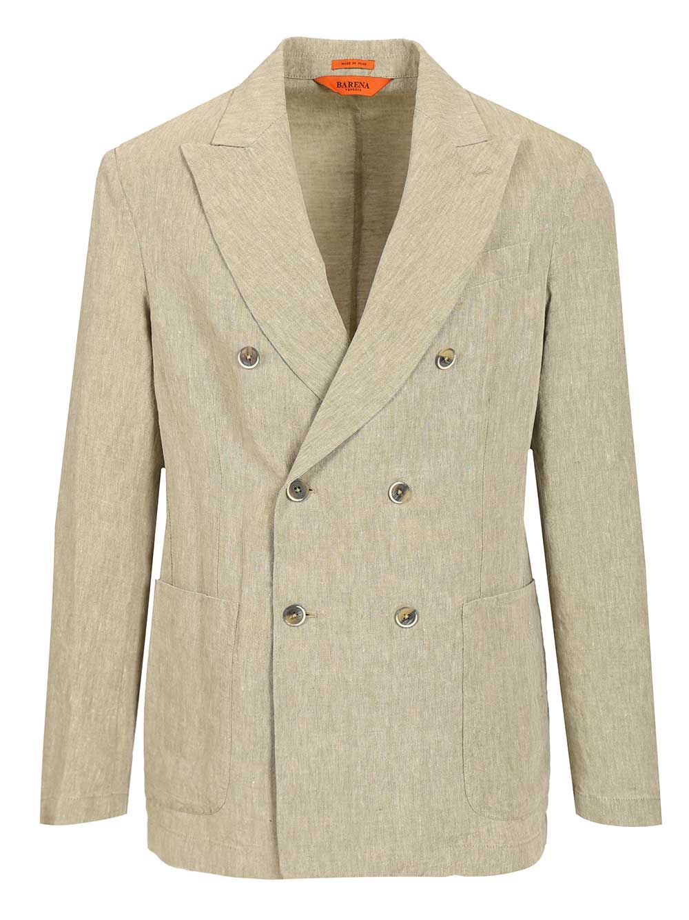 Barena Venezia Double-Breasted Jacket Jackets - Green | bf77aac129d49d9a8fb59ddbc5444b391039ada5