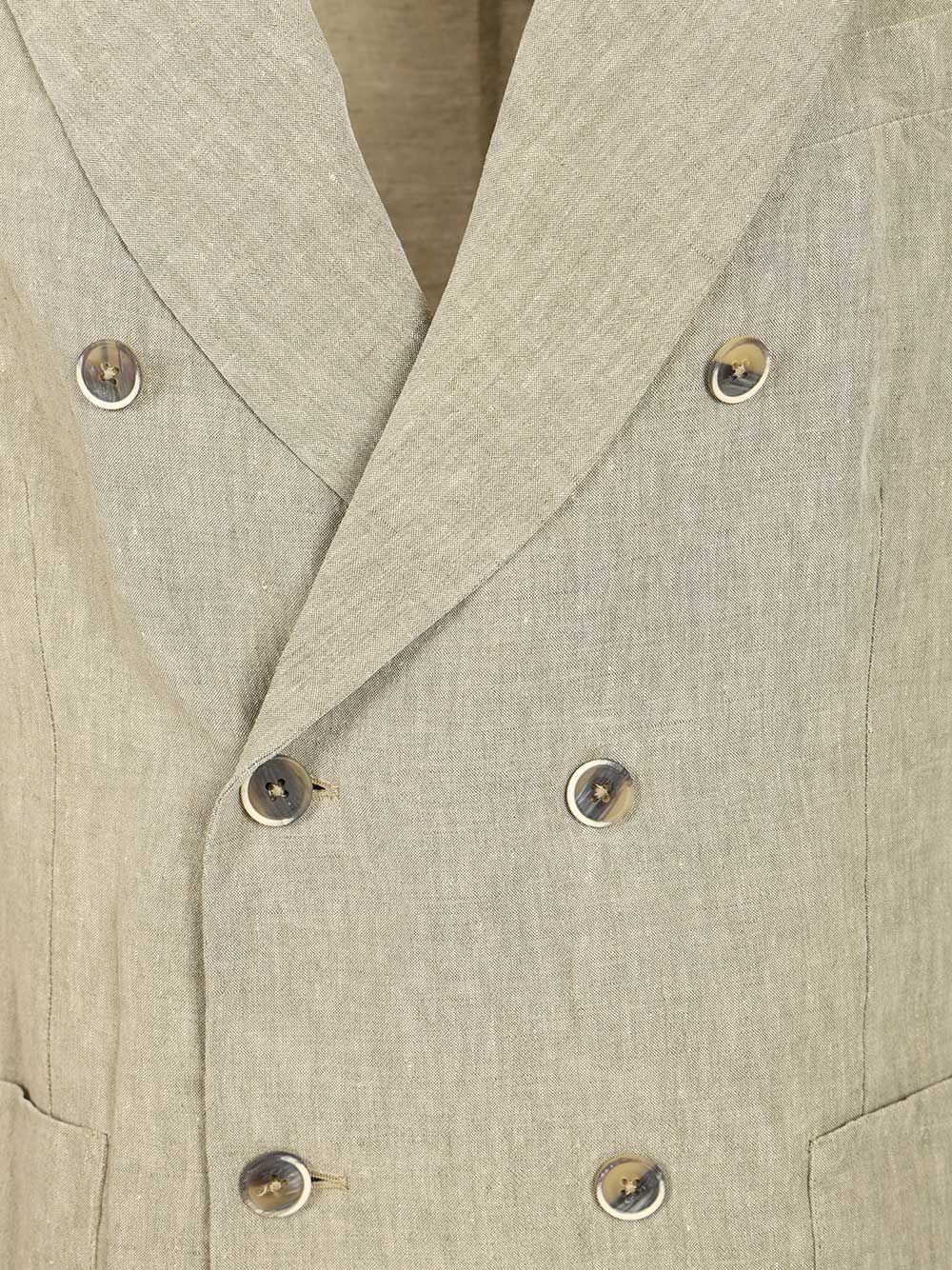 Barena Venezia Double-Breasted Jacket Jackets - Green | d0f69d37045e262899586c0aca58f70abad424e1