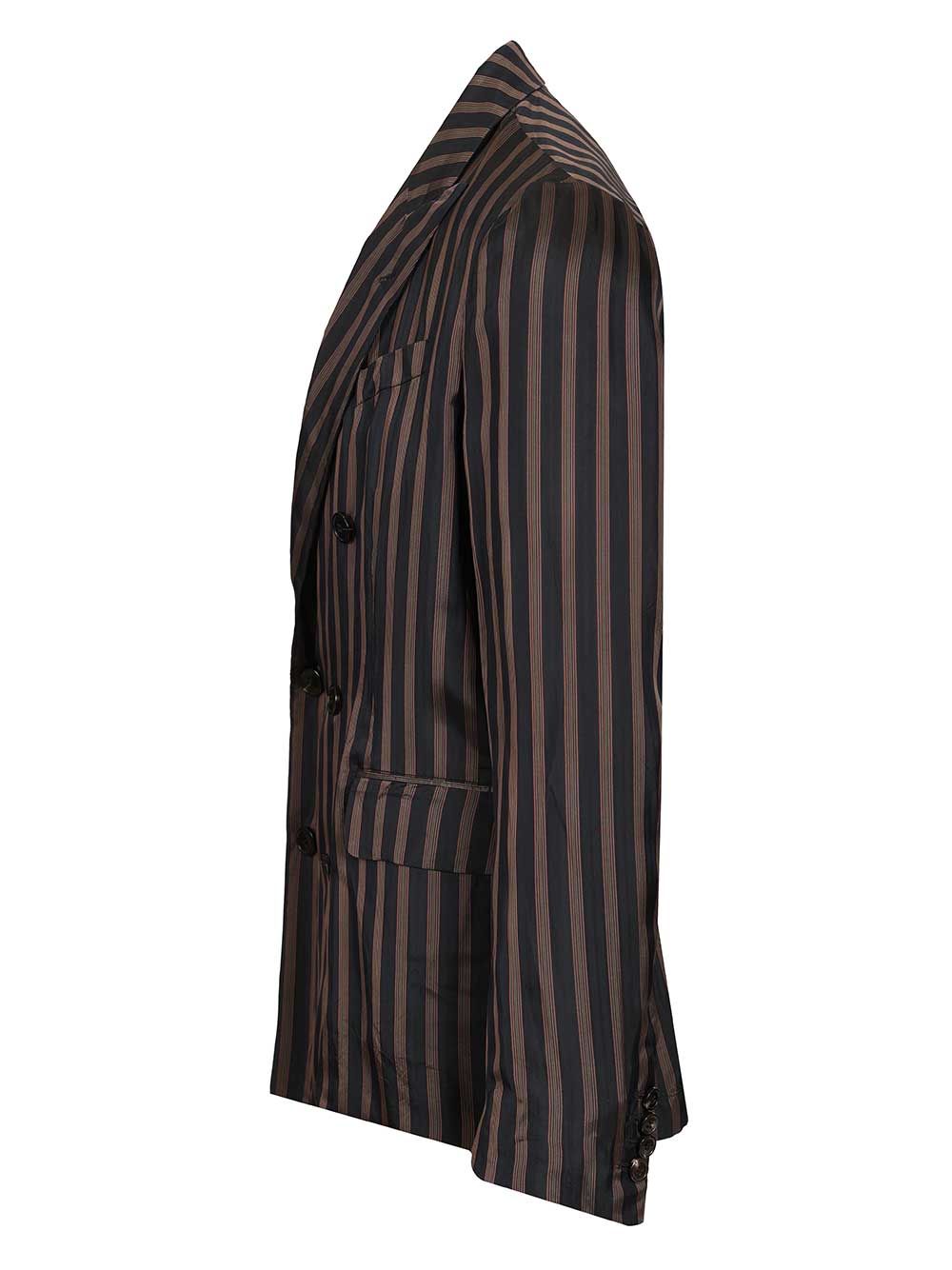 Dries Van Noten Unstructured Cupro Blazer Coats - Blue | 03f32ae39330be5925035a25dd0618904a9f463f