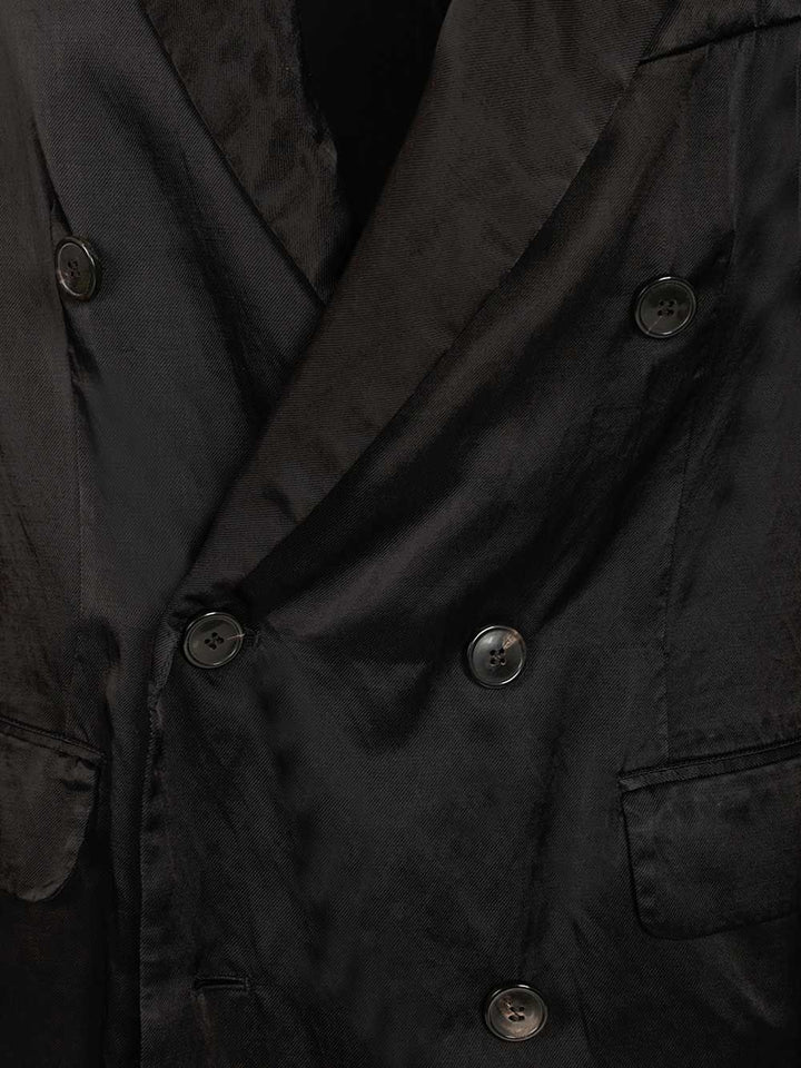 Dries Van Noten Double-Breasted Jacket Jackets - Black | 3f7c2a2ff15cd2a3819c5a615bc457ec1055a2c4