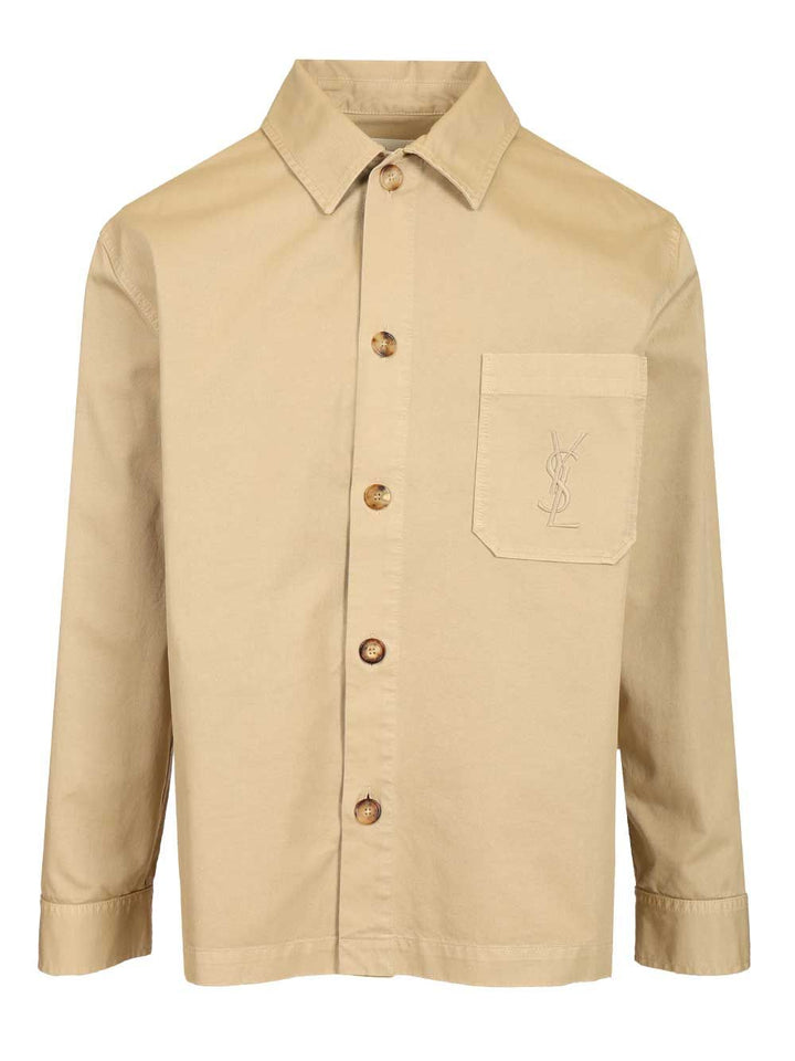 Saint Laurent Cassandre Jackets - Beige | c15cca5fdfb7eaf164f6bfc6052a55fe4abcb4ae