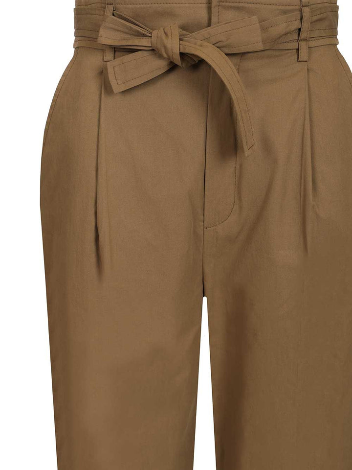 Saint Laurent Classic Trousers - Brown | be87cb162e1154cb6ef05b235c22ca4cd1dc31df