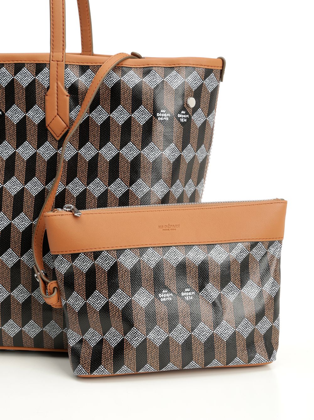 Au Depart N° 47 Shoulder Bags - Brown | 78626f45c4e229c3213fbe6192bc45c2c282e8a4