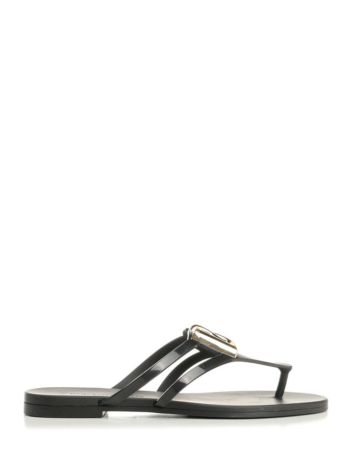 Dolce & Gabbana Rubber Flip-Flops Sandals - Black | a7c3a6d12b9ad1d05097b39aa89a27357a202e26