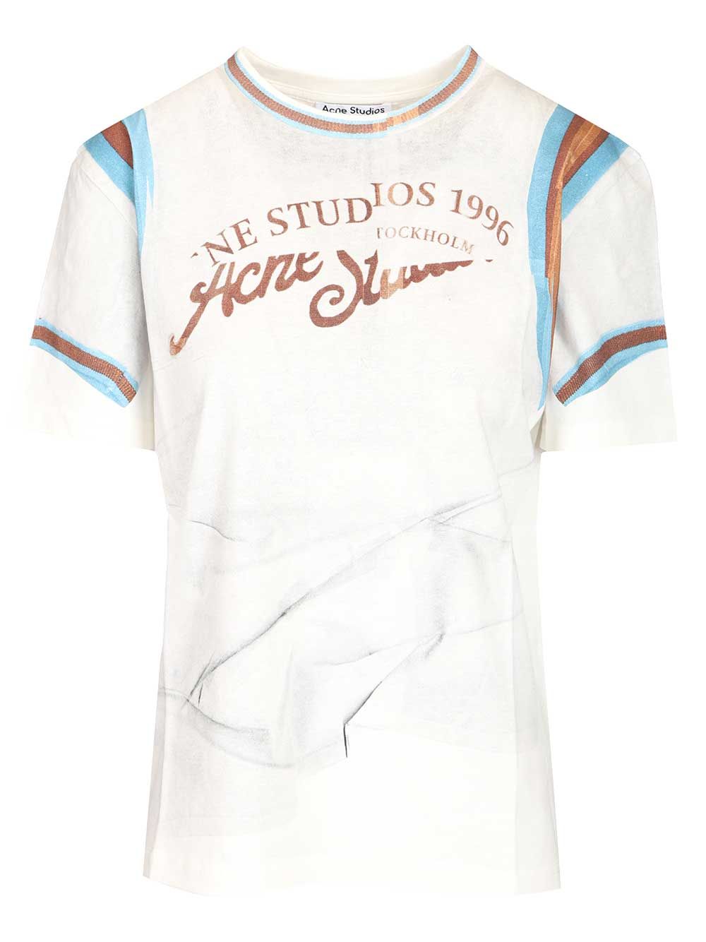 Acne Studios Graphic T-Shirt - White | ce4aa140ee3e23f99dc5a10c223a40dc076fb1cb