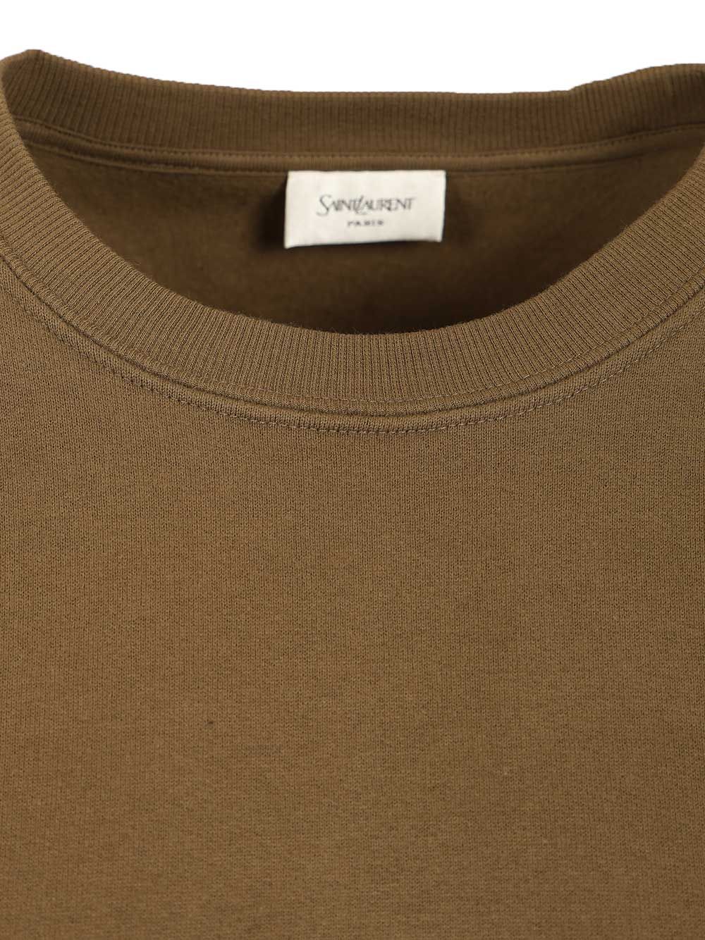 Saint Laurent Cassandre Sweatshirts - Green | b76a6ff386e5d347f790faaf2af7ac317e440aad