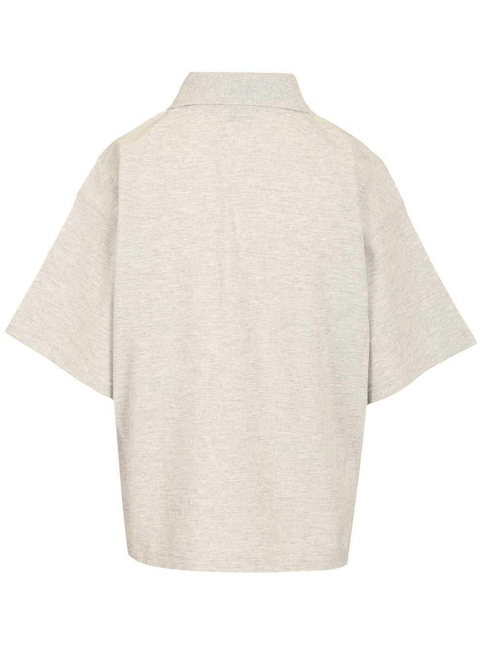 Saint Laurent Oversized Polo shirt - Black | 4296090c3bf1667978a665fa64ea03f270178b20