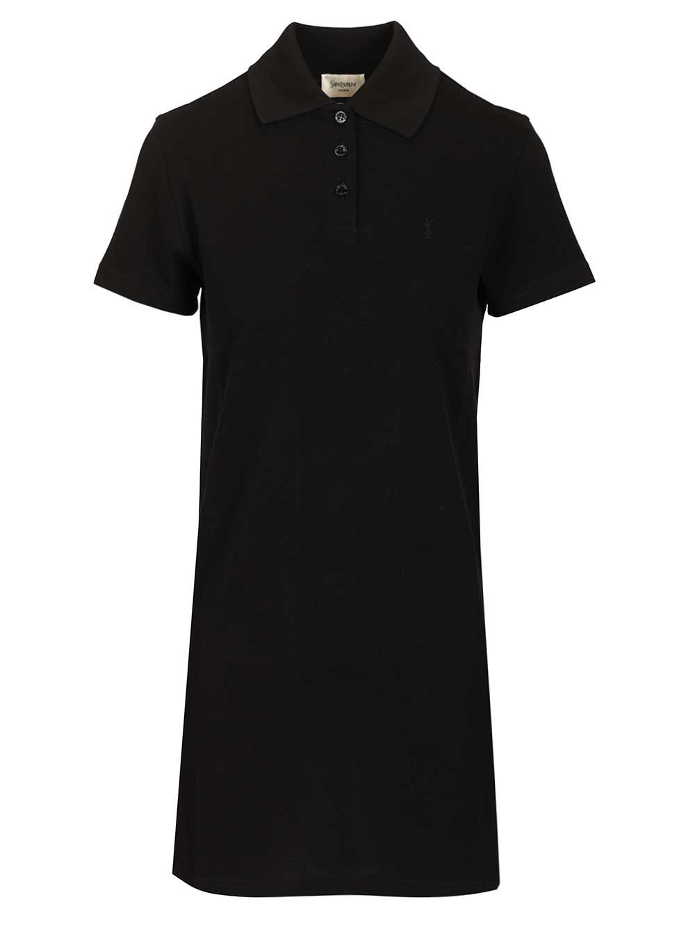 Saint Laurent Polo Dress Dresses - Black | d0f4e1b815c43dff024bb231f57998d7e77cd98d