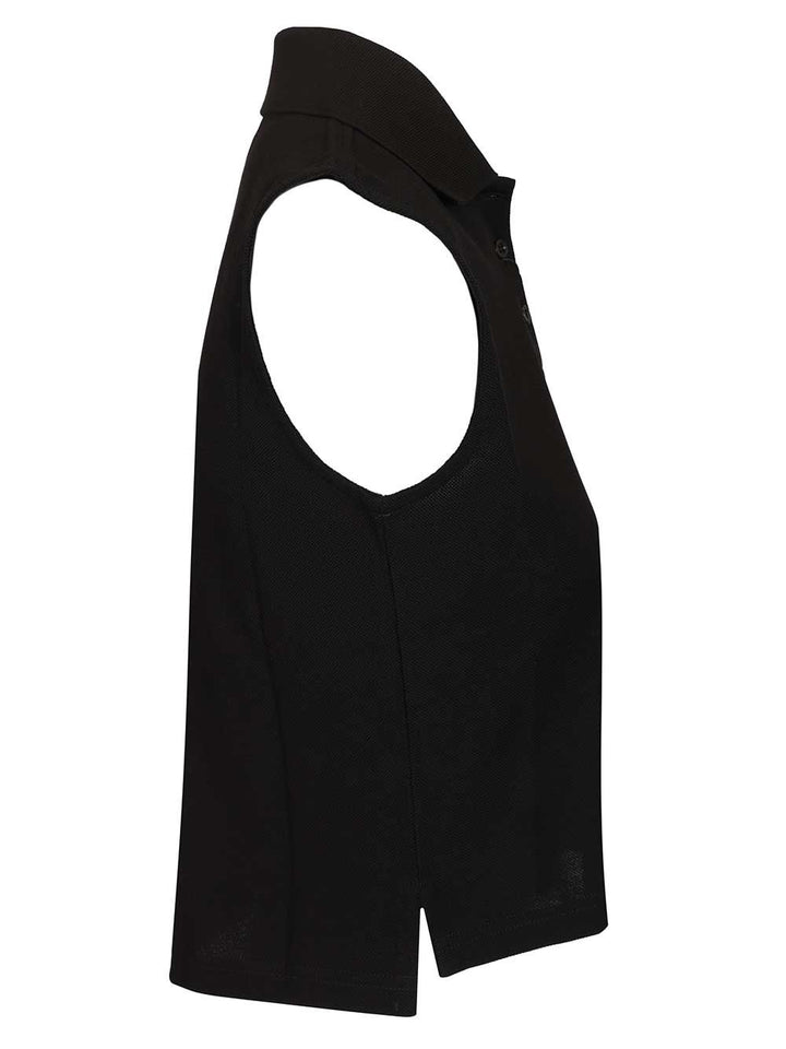 Saint Laurent Cassandre Polo shirt - Black | e8f7d35936b64c89ebaf4f71600ee1cc34f2a93c