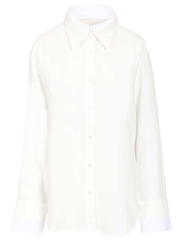 Acne Studios Layered Shirt Shirts - White | b71cbbc7a69f320e005a9e61cf5178900ca4fdbe