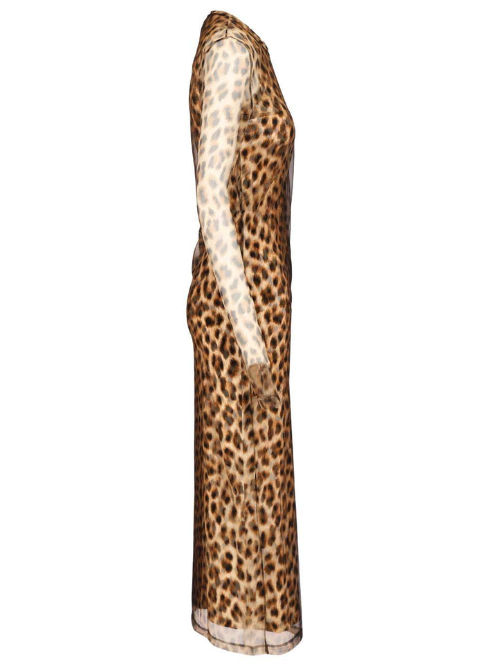 Sportmax Animal Print Fitted Dress Dresses - Animalier | a19e0e936fb3a539f6c8eff2b3b94764e9a77798