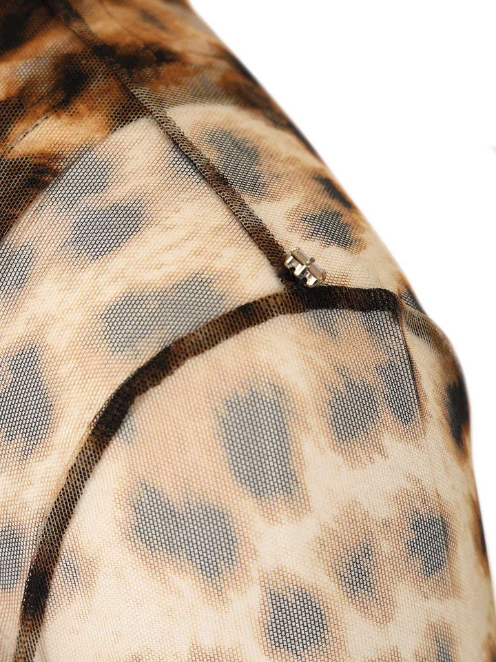 Sportmax Animal Print Fitted Dress Dresses - Animalier | c49c81ec987c714818caf08d4b7fc5871100f286