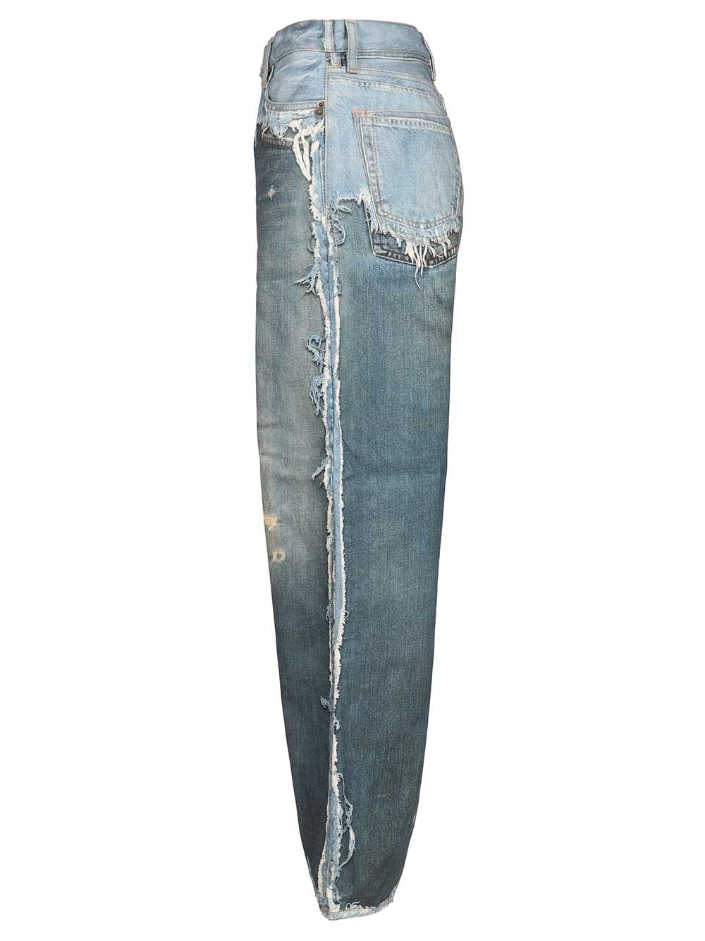 Acne Studios Trompe L'oeil  - 1981 Jeans - Blue | 92c81439c27120b6d97b165bf576feb0a1cb0a0b