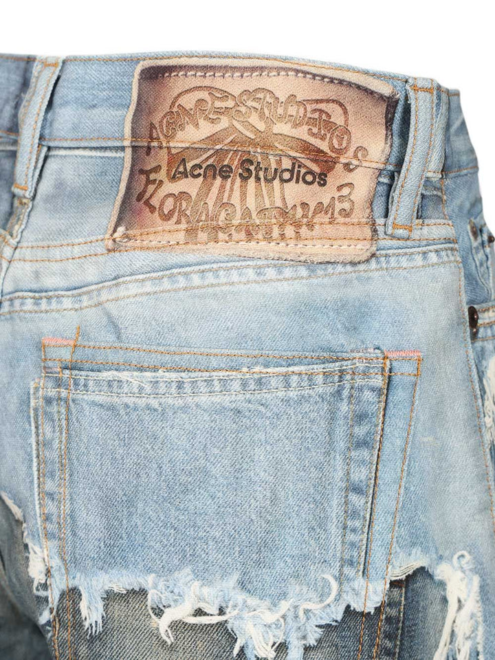 Acne Studios Trompe L'oeil  - 1981 Jeans - Blue | c608ecca8d44d28e1695af003d6209db3d52511c