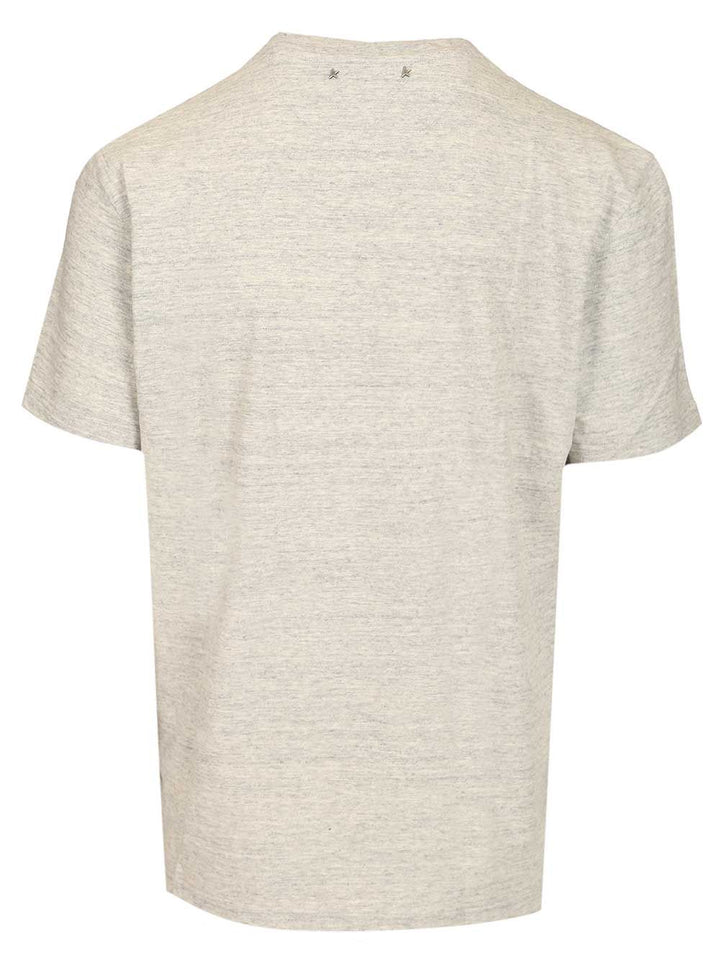 Golden Goose Deluxe Brand Flag Print T-Shirt - Grey | ed332e8efb4d065b7bfded59686d01ef157ea33f