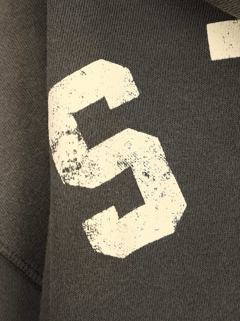 Golden Goose Deluxe Brand Cropped Over Sweatshirt Sweatshirts - Black | f8c681108403bc4ce640c4c8f399b3d3f3f4692f