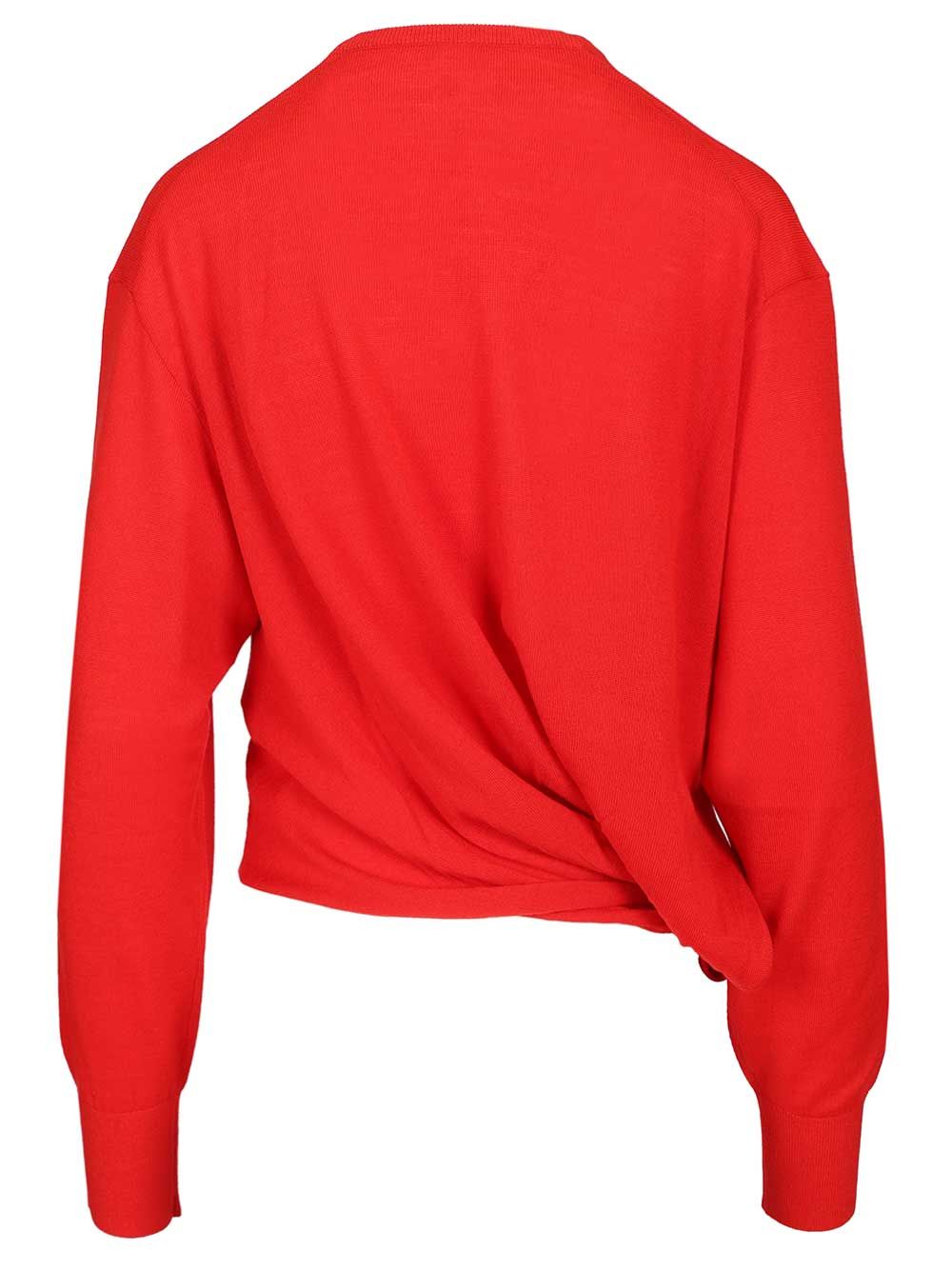 Loewe Wool Sweater Knitwear - Red | 6d6cd09d5d0d96b5a14f84a3aca838fb6fadec80