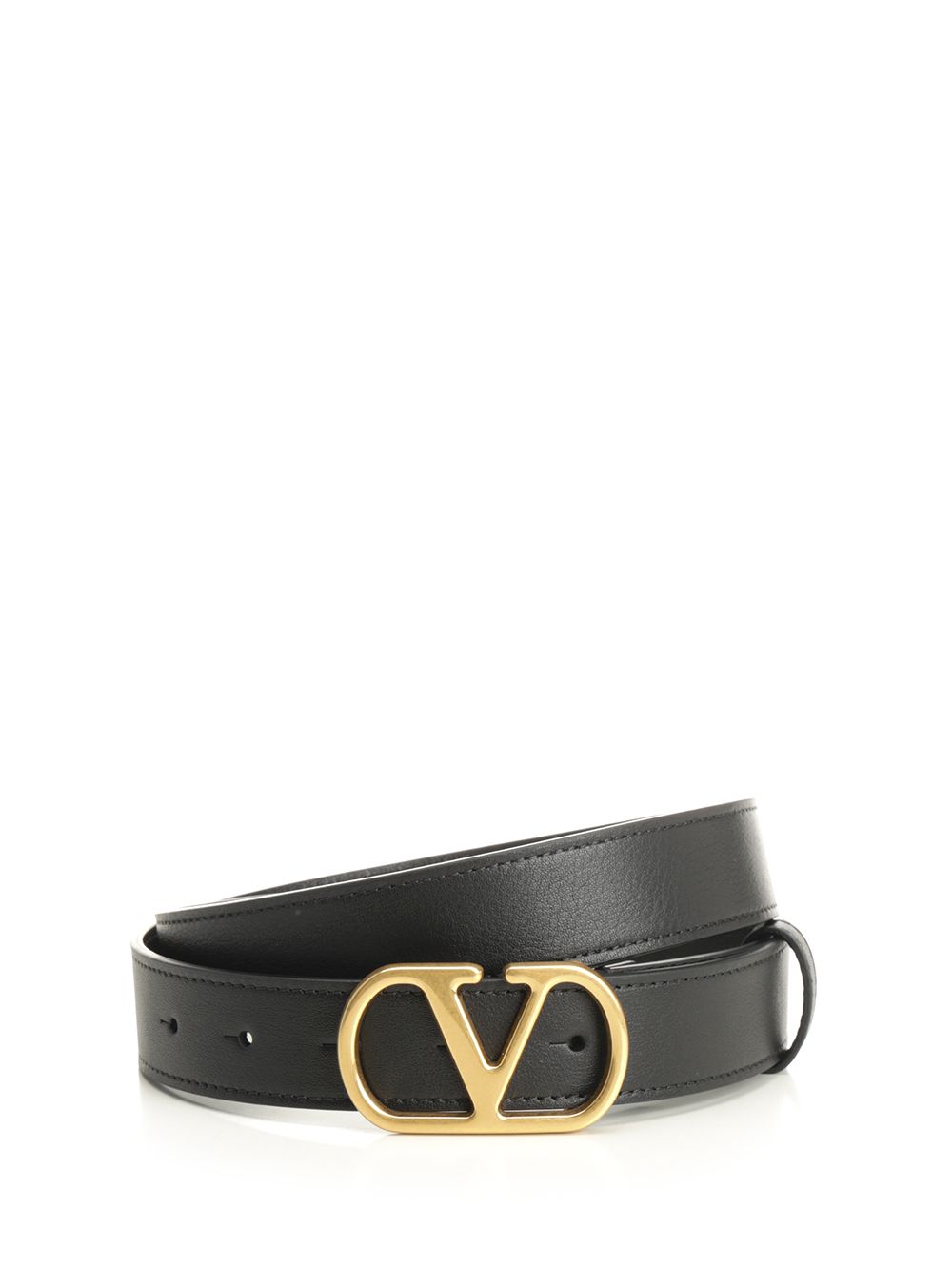 Valentino Garavani Vlogo Signature Belts - Black | c2b74c95e17a021ce0cc87e7159734bb17e663cc