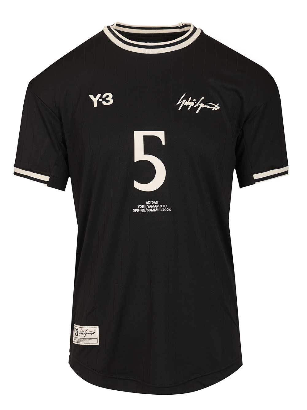Adidas Y-3 Football T-Shirt - Black | d6ae1d651480fa5295f7489c104bbb61cc1a08ca