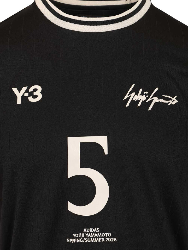 Adidas Y-3 Football T-Shirt - Black | 96bc7c1cc1c9cdd900a1fd57534e4154b4dddb92