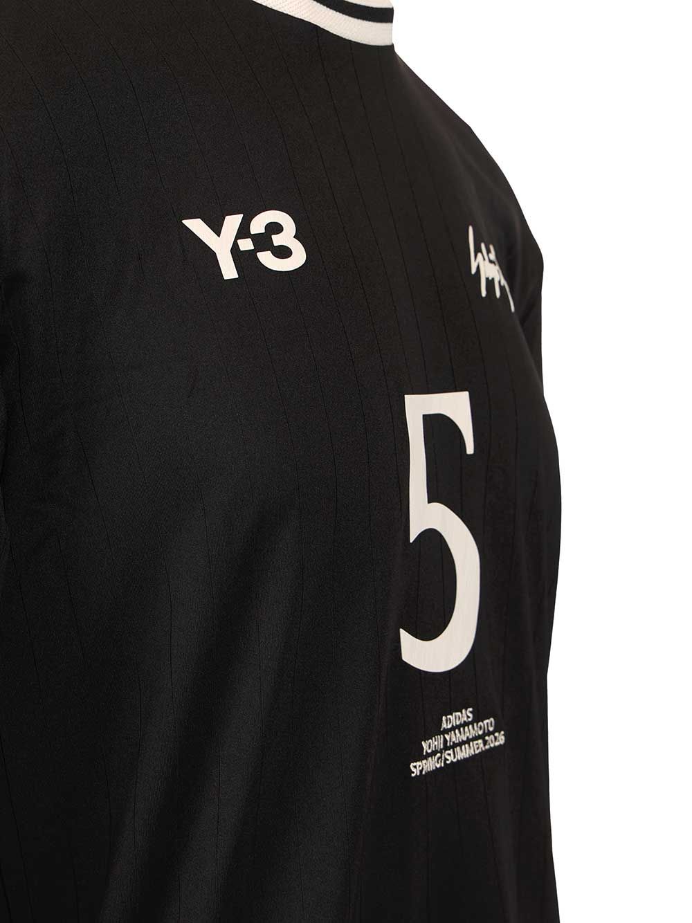 Adidas Y-3 Football T-Shirt - Black | 460a66918fe1edad07d7816412d3a0c2e6f2c242