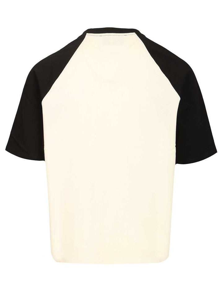 Ami Ami De Cœur  In Cotton Jersey T-Shirt - White | abbe2ebfcf1d6a42ff29b503b22af7430a6dbe48