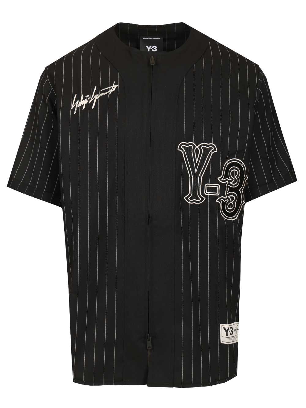 Adidas Y-3 Baseball Shirt T-Shirt - Black | 6bac54be3c48ca01f07d44b6298d38708a8f9c5b