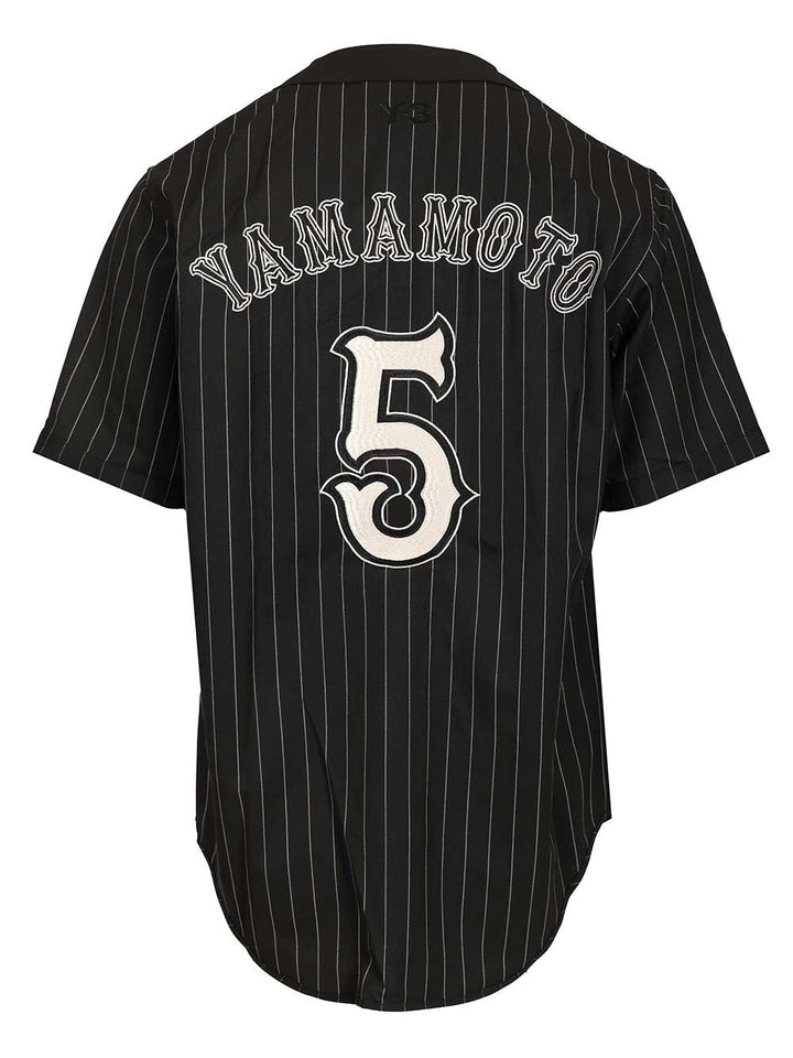 Adidas Y-3 Baseball Shirt T-Shirt - Black | 38561f9b08e0bdf590ecbcf39bcd01215d84873e