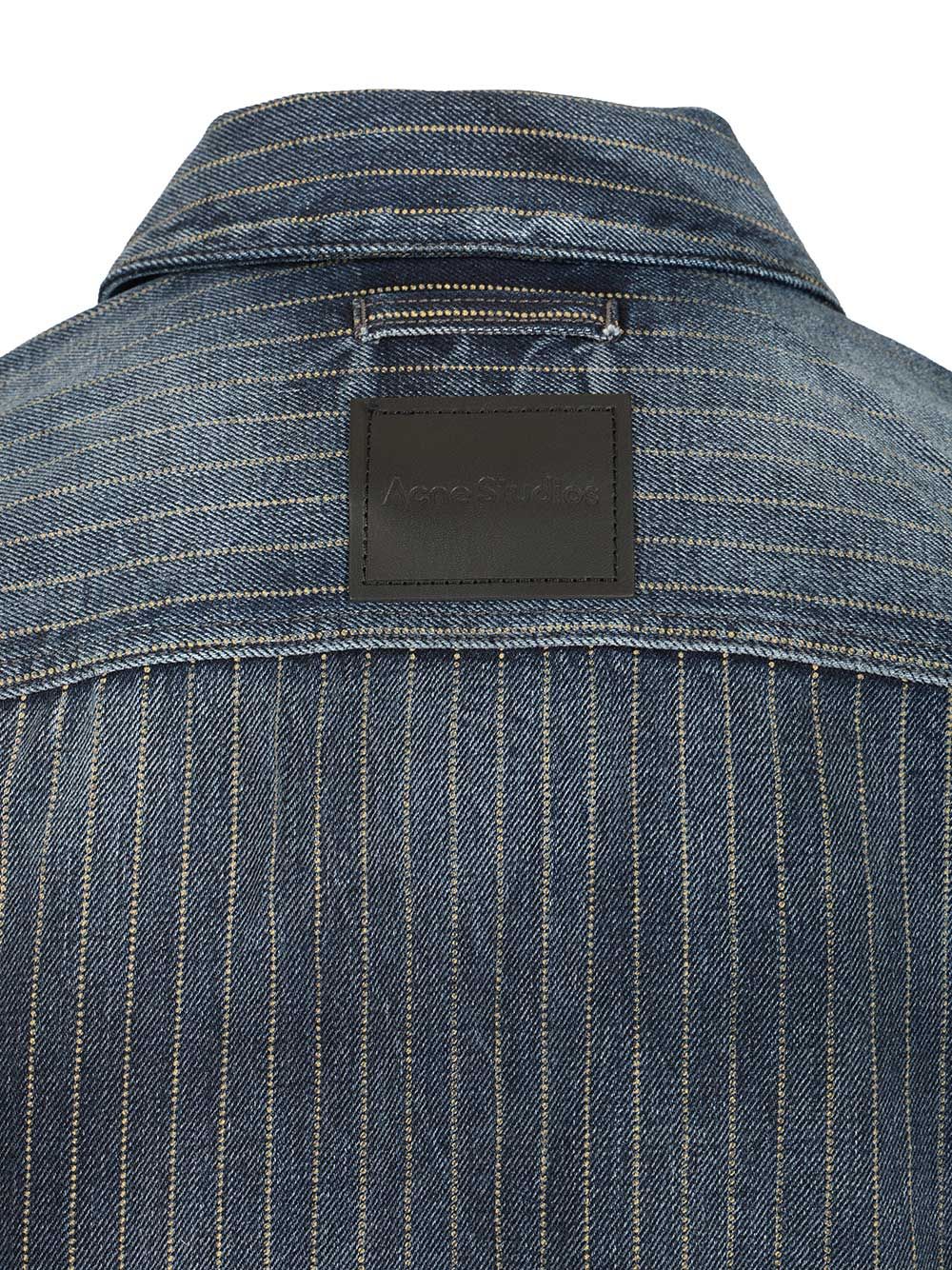 Acne Studios Patchwork Denim Jacket Jackets - Blue | 6ae4f8661c453e34432cb4dfb462c9d39698f412