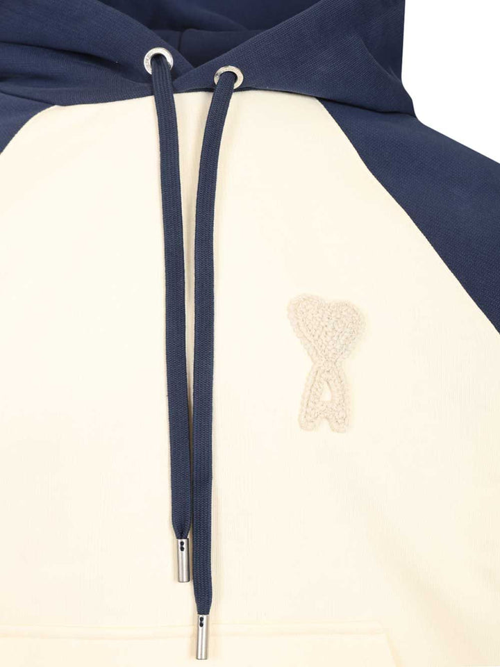 Ami Ami De Coeur Hoodie Sweatshirts - White | f92f0fdac6f5f74dbf42a5d8977ea3ea693b2693