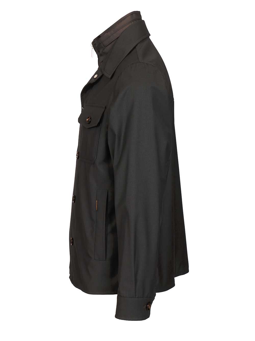 Moorer Dulac-Pum Overshirt Tessuto Jackets - Grey | dc09cbd7381f8625fc3d4cf7f0847c94565dbb4c