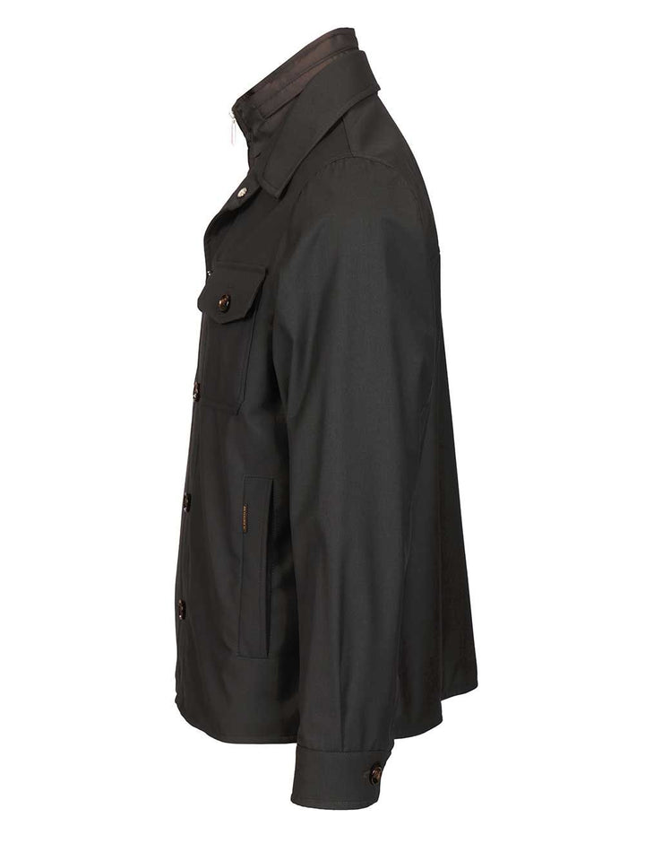 Moorer Dulac-Pum Overshirt Tessuto Jackets - Grey | dc09cbd7381f8625fc3d4cf7f0847c94565dbb4c